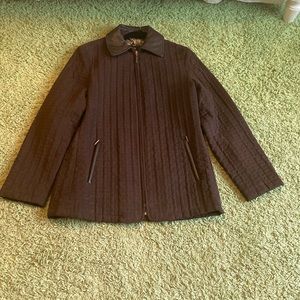 Brown/Maroon Dana Buchman jacket. Size: Medium